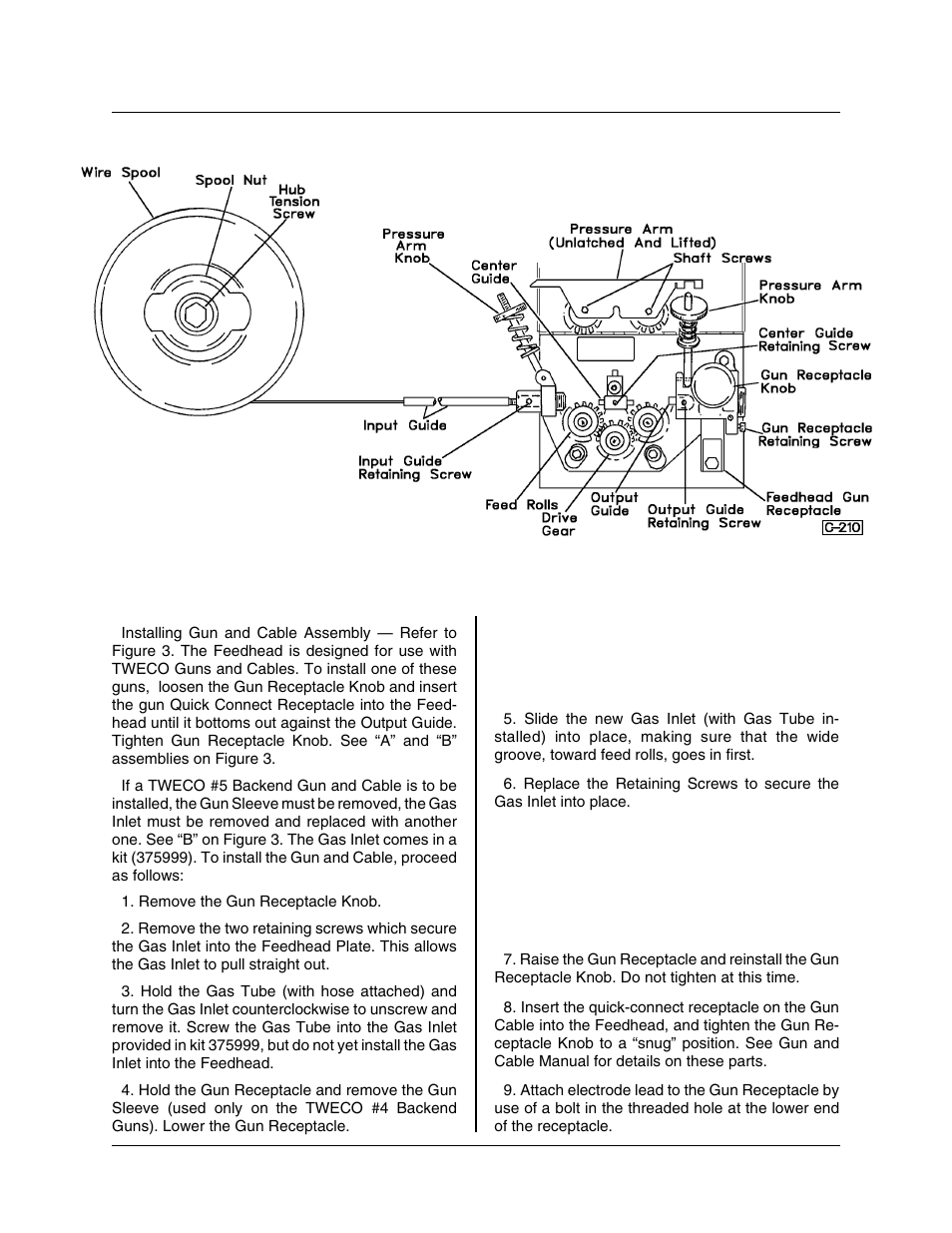 Tweco 2460 Heavy Duty CC CV Control Wire Feeder User Manual | Page 32 / 58