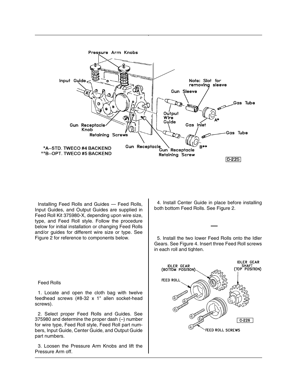 Tweco 2460 Heavy Duty CC CV Control Wire Feeder User Manual | Page 33 / 58