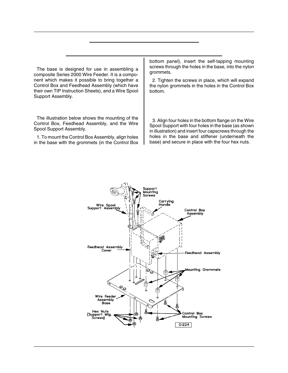 Installation | Tweco 2460 Heavy Duty CC CV Control Wire Feeder User Manual | Page 43 / 58