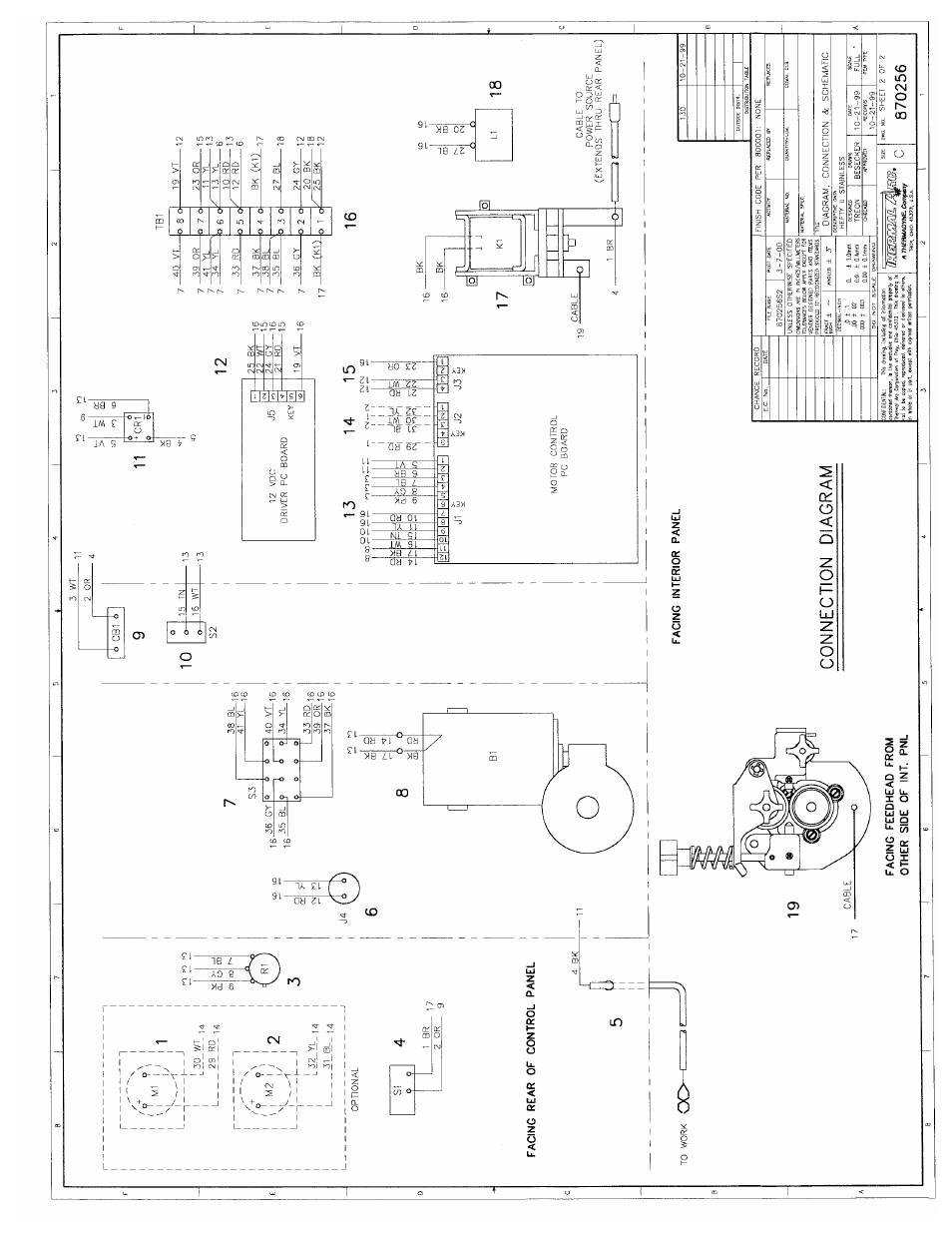 Tweco Hefty II CC CV Voltage Sensing Wire feeder User Manual | Page 46 / 49
