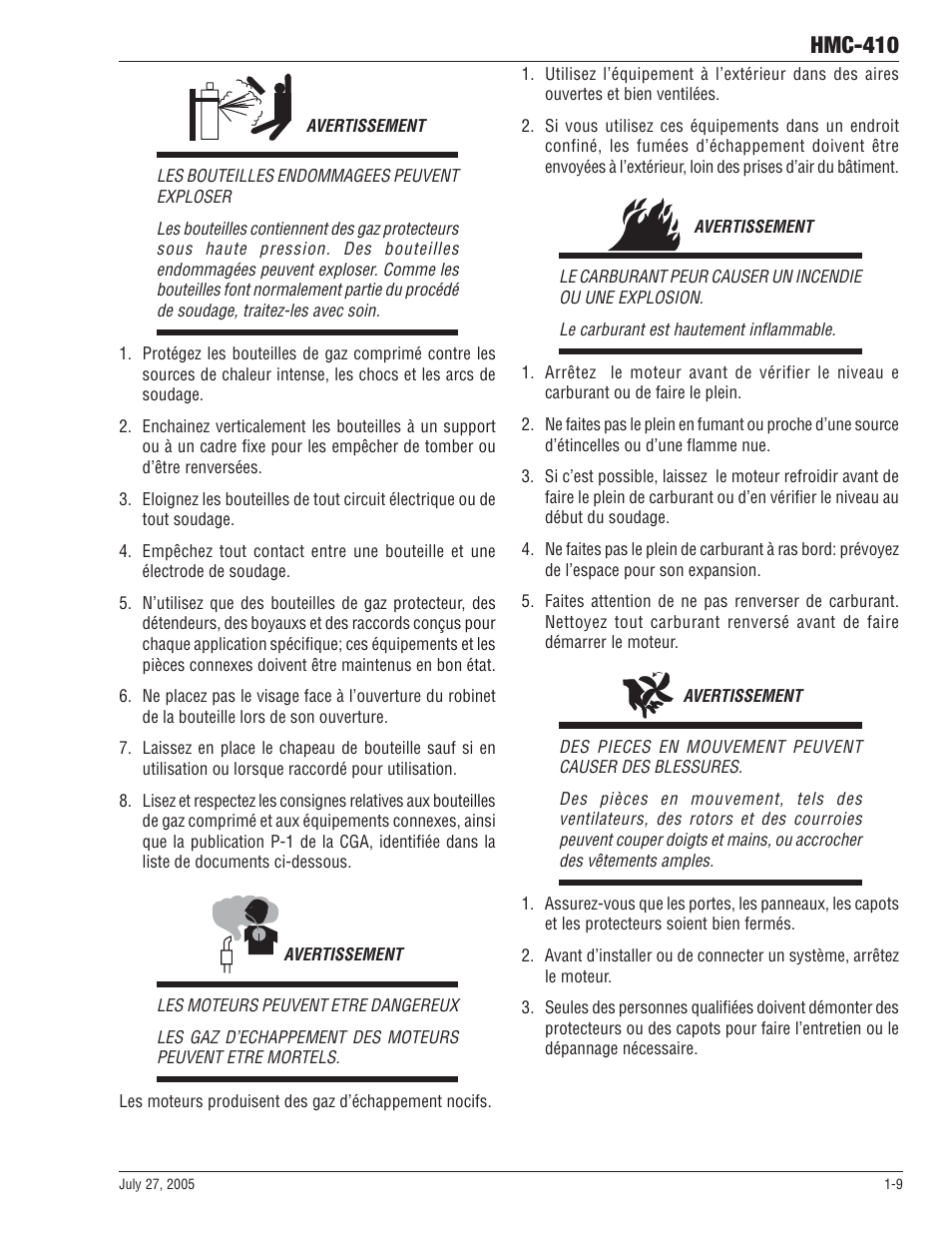 Hmc-410 | Tweco HMC-410 User Manual | Page 15 / 104