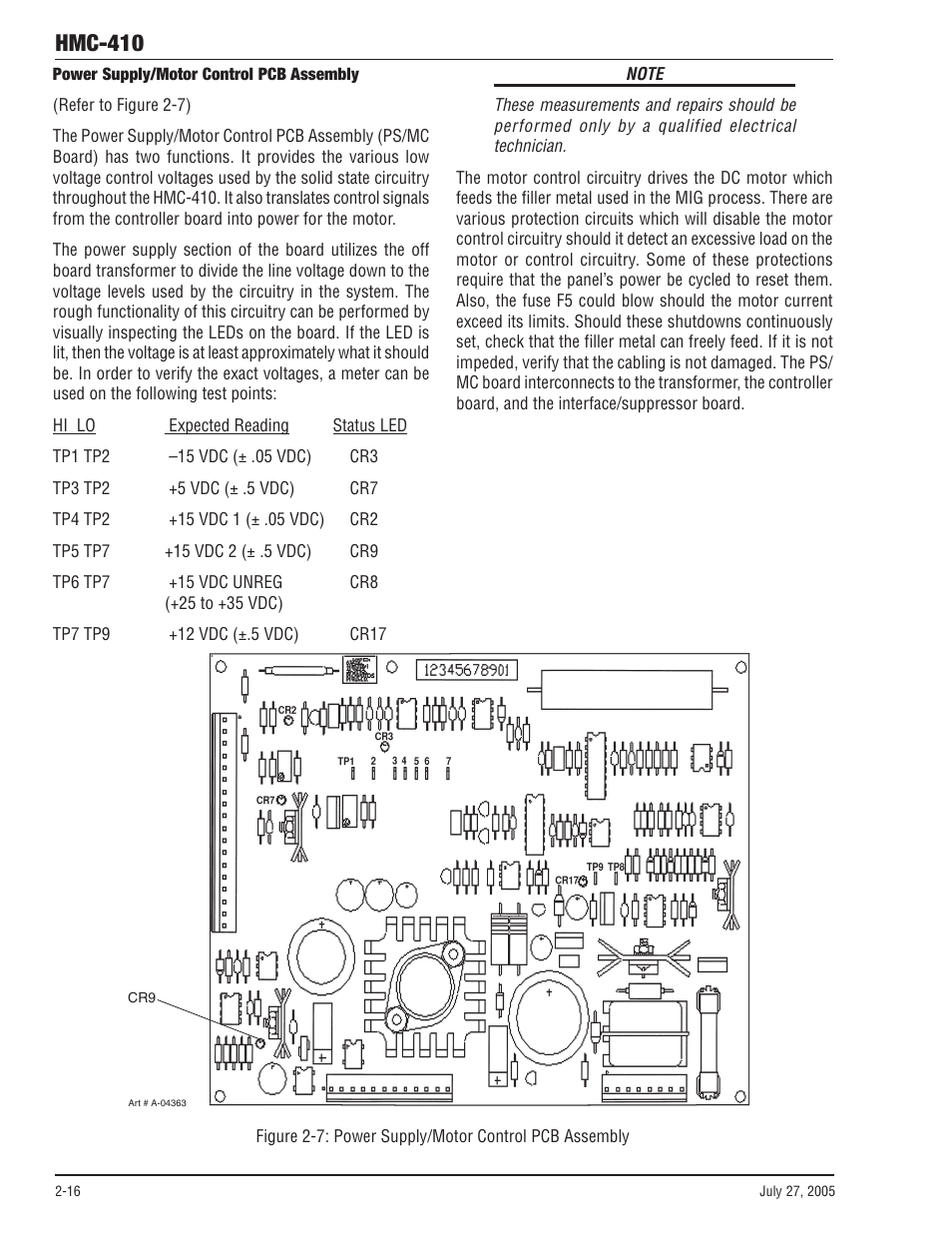 Hmc-410 | Tweco HMC-410 User Manual | Page 34 / 104