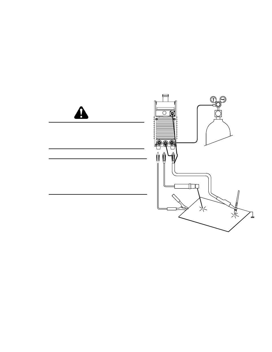 0 set-up for smaw (stick) and gtaw (tig) | Tweco 185TSW DC CC User Manual | Page 31 / 59