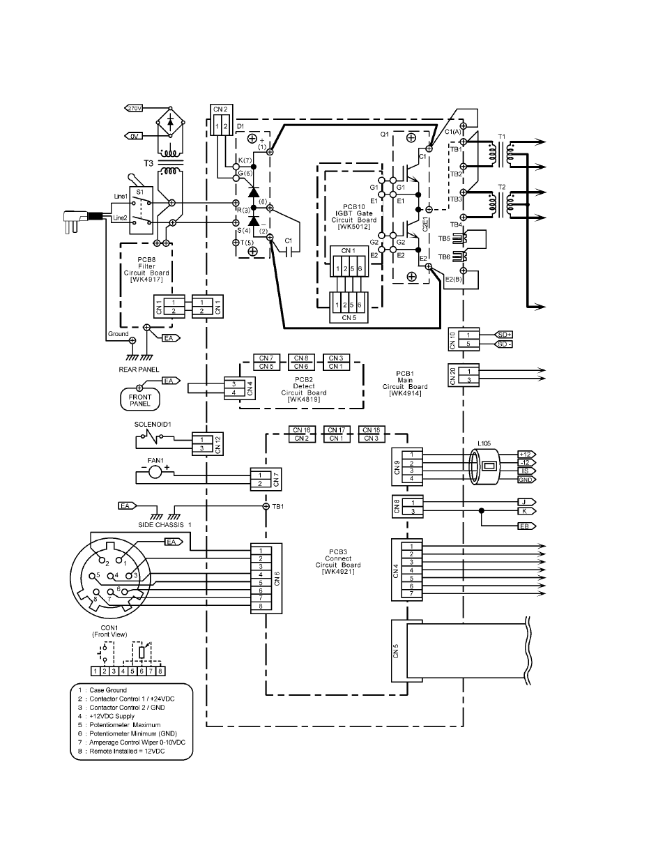 Appendix a – interconnect diagram | Tweco 185TSW DC CC User Manual | Page 56 / 59