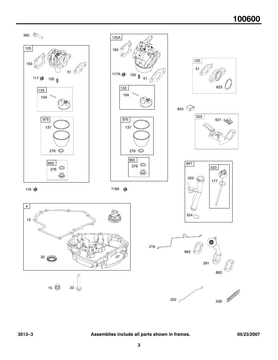 Briggs & Stratton 100600 User Manual | Page 3 / 12
