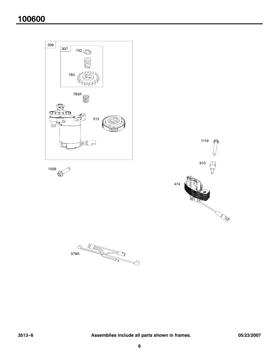 Briggs & Stratton 100600 User Manual | Page 6 / 12