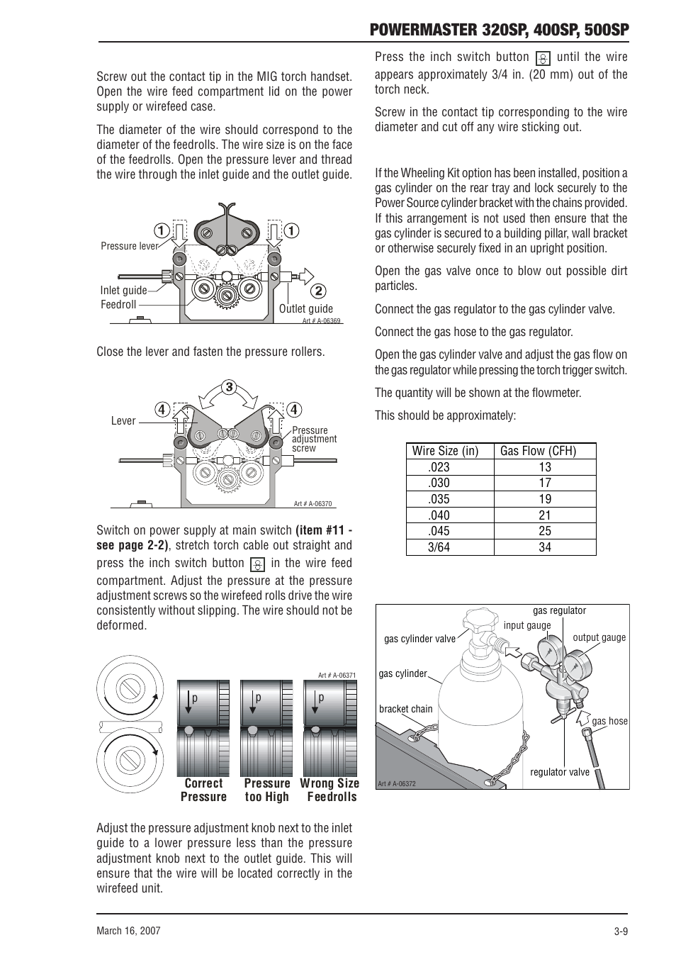 Tweco 500SP PowerMaster User Manual | Page 35 / 70