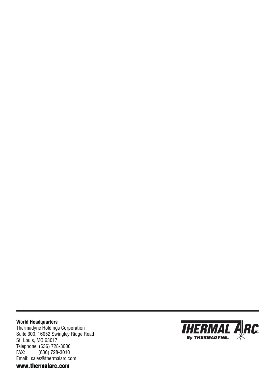Tweco 500SP PowerMaster User Manual | Page 70 / 70