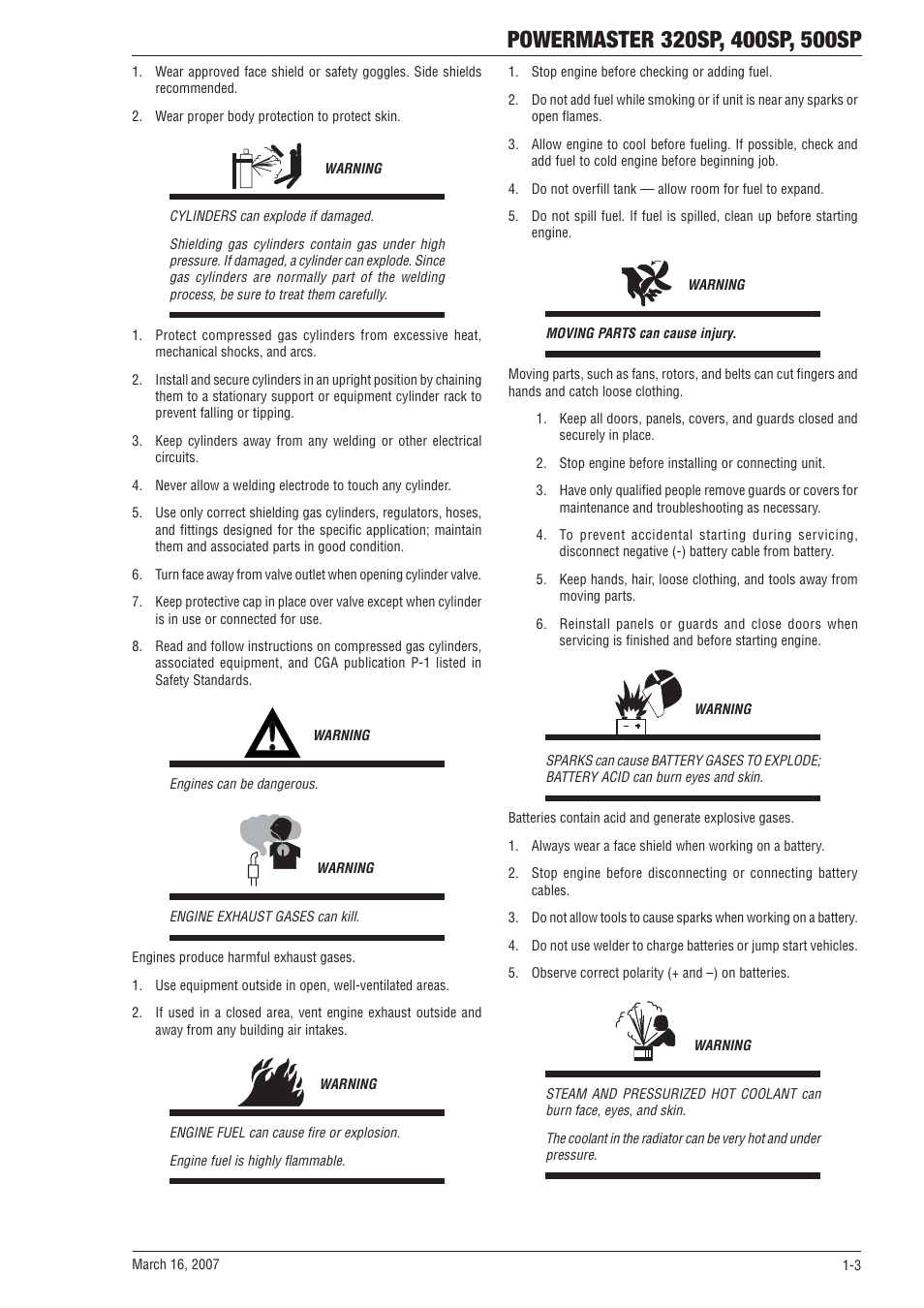 Tweco 500SP PowerMaster User Manual | Page 9 / 70