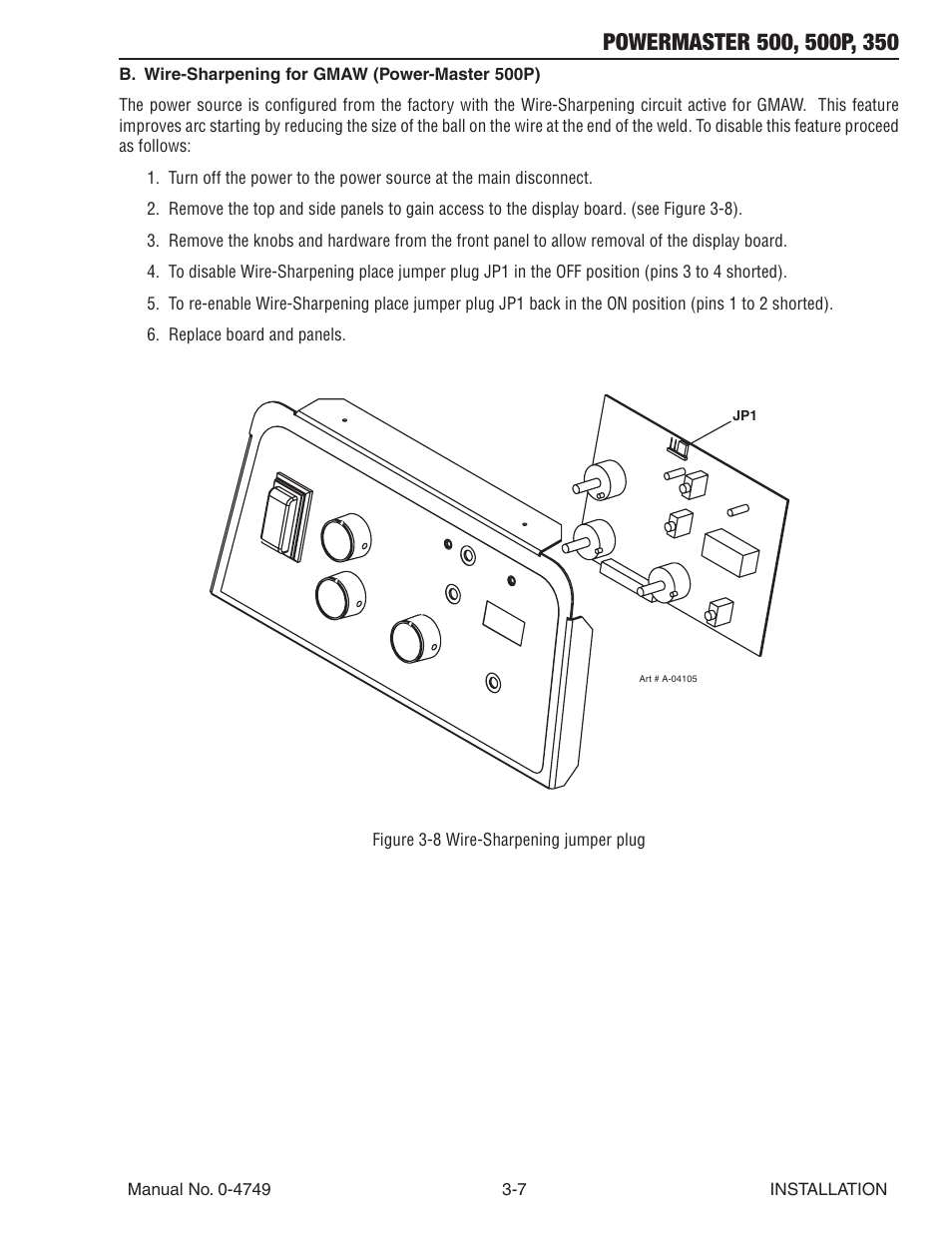 Tweco 500P PowerMaster User Manual | Page 31 / 70