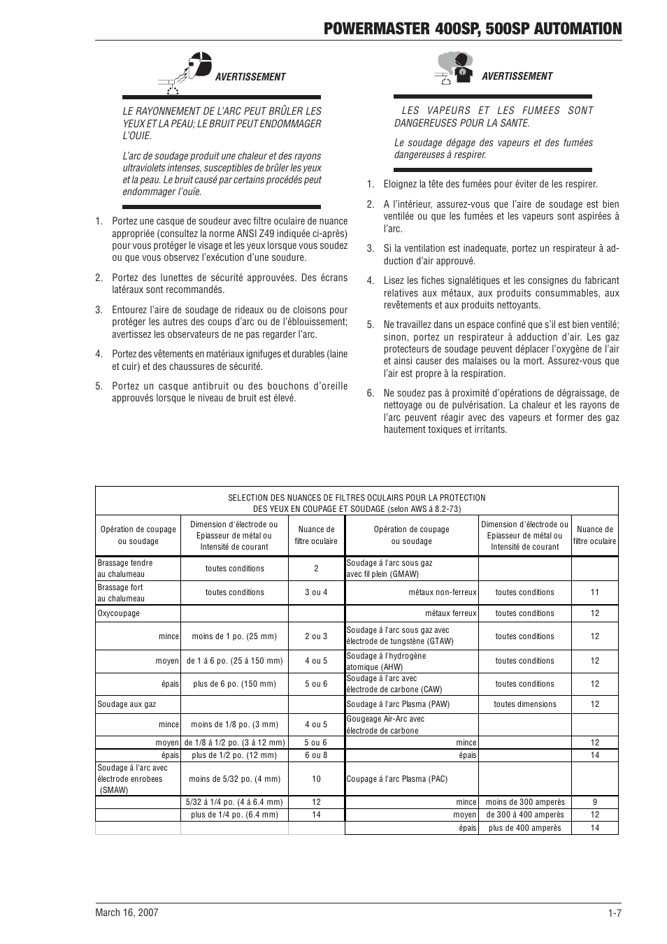 Tweco 500SP PowerMaster Automation User Manual | Page 13 / 80