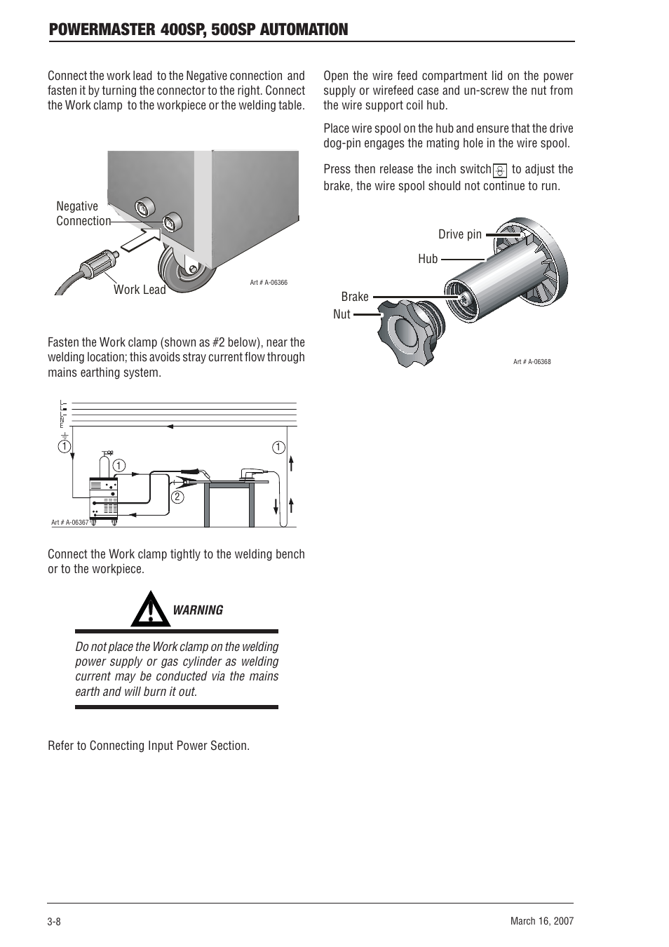 Tweco 500SP PowerMaster Automation User Manual | Page 32 / 80