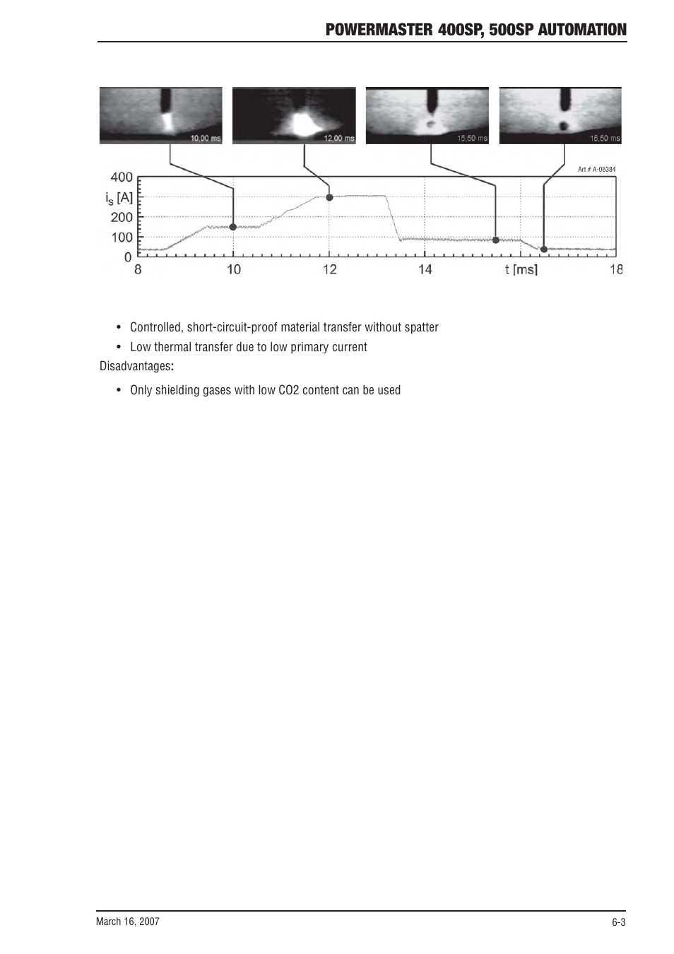 Tweco 500SP PowerMaster Automation User Manual | Page 63 / 80