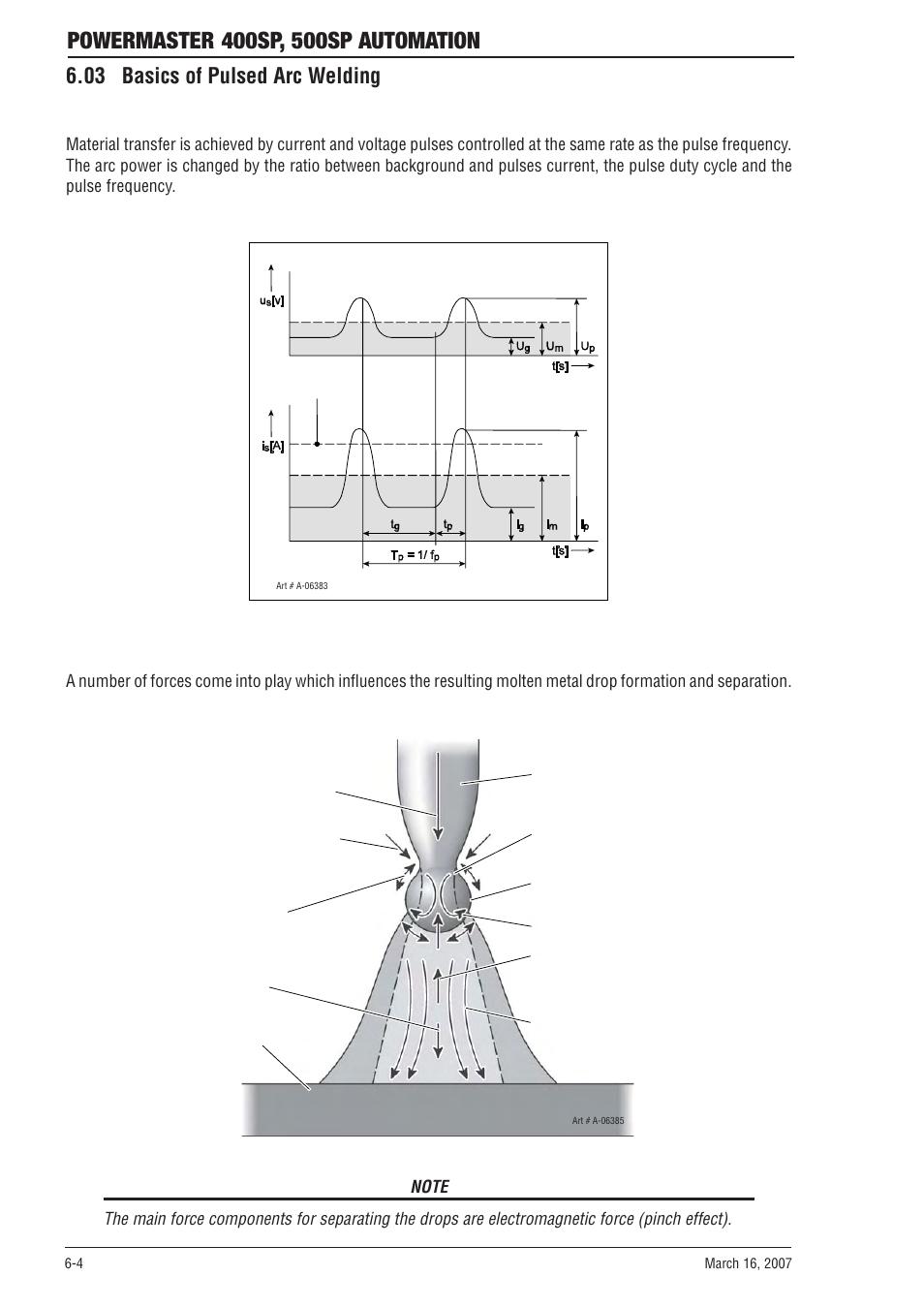 03 basics of pulsed arc welding, 03 basics of pulsed arc welding -4 | Tweco 500SP PowerMaster Automation User Manual | Page 64 / 80