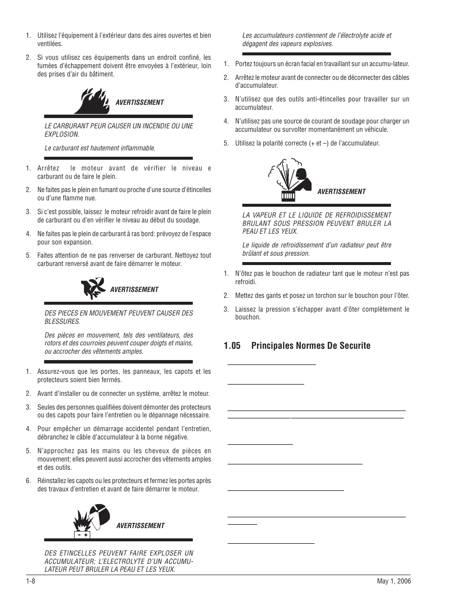 05 principales normes de securite, 05 principales normes de securite -8 | Tweco A 2000 Ultra-Feed User Manual | Page 14 / 44