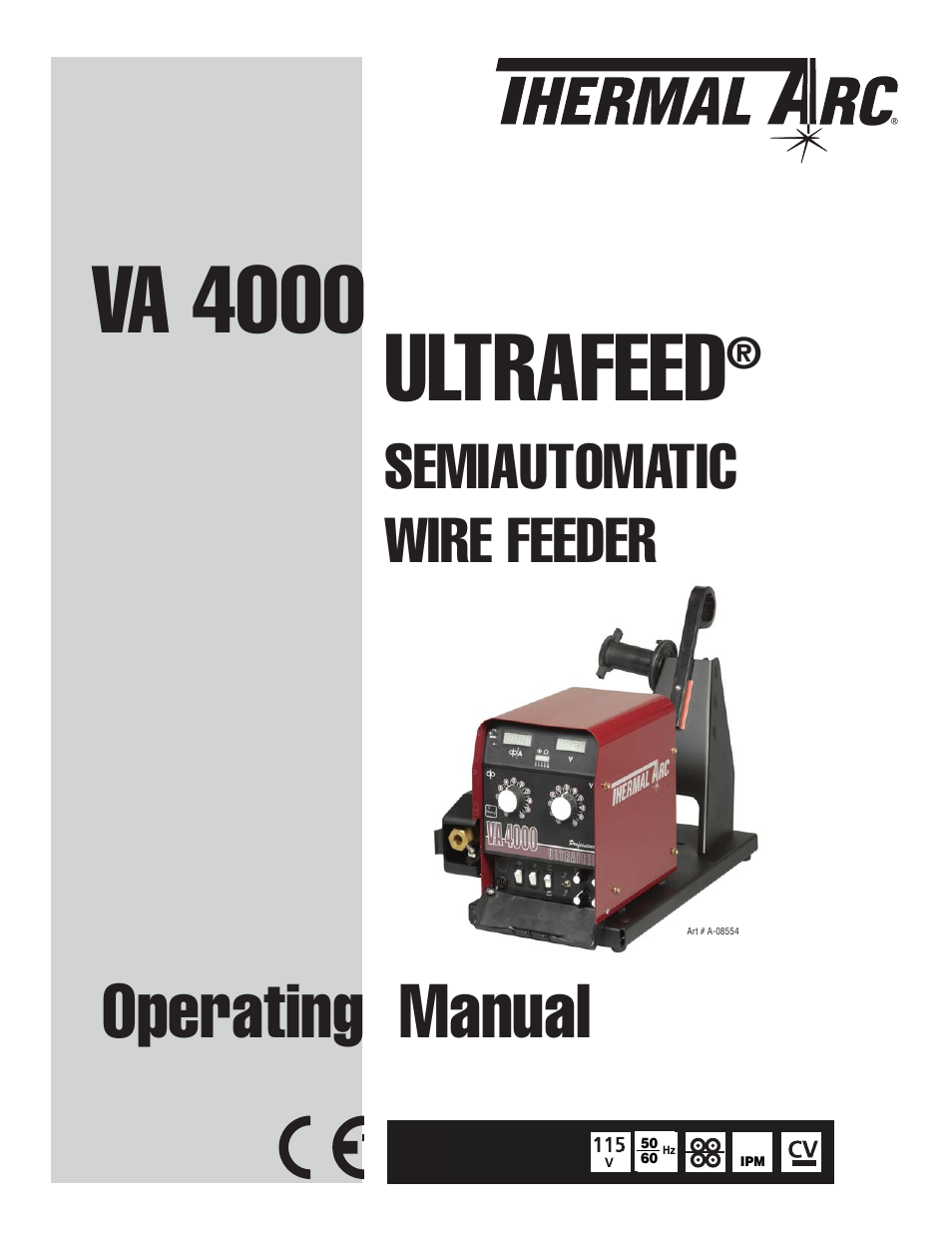 Tweco VA 4000 Ultra-Feed User Manual | 56 pages