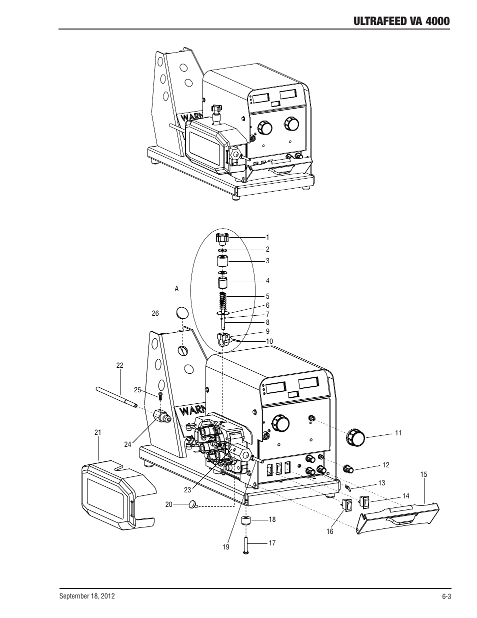 Ultrafeed va 4000 | Tweco VA 4000 Ultra-Feed User Manual | Page 45 / 56