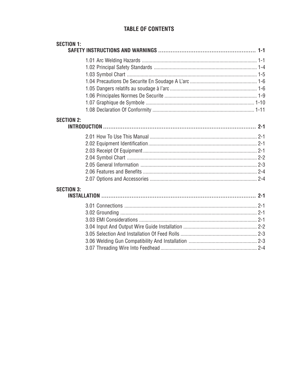 Tweco VA 4000S Ultra-Feed User Manual | Page 5 / 58