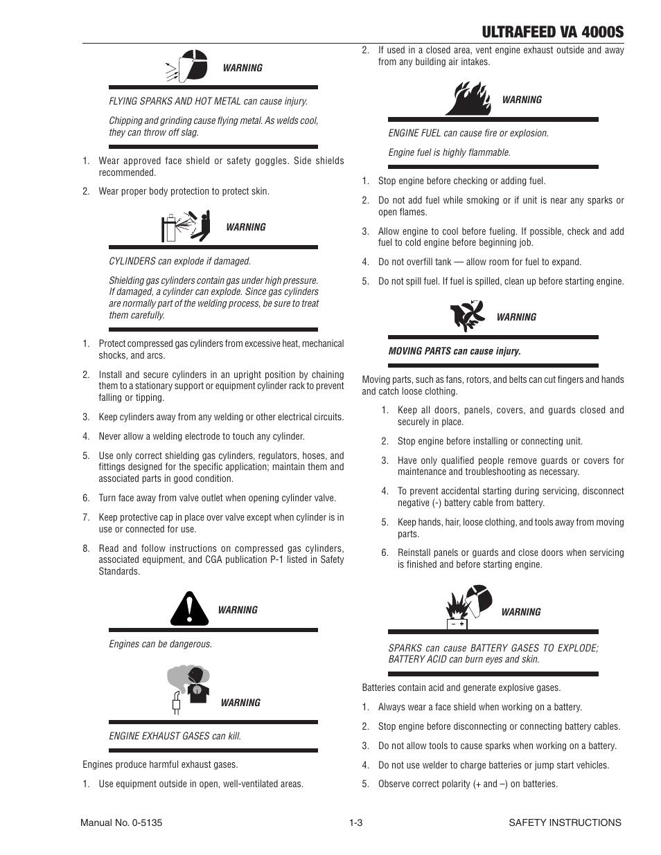 Ultrafeed va 4000s | Tweco VA 4000S Ultra-Feed User Manual | Page 9 / 58