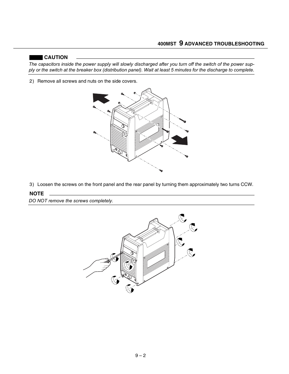 Tweco 400 MST Arc Master User Manual | Page 39 / 102