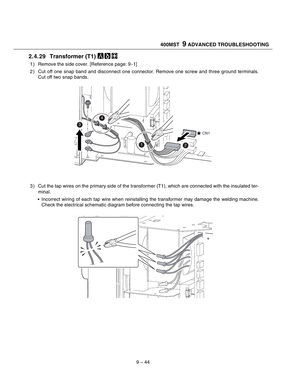 Tweco 400 MST Arc Master User Manual | Page 81 / 102