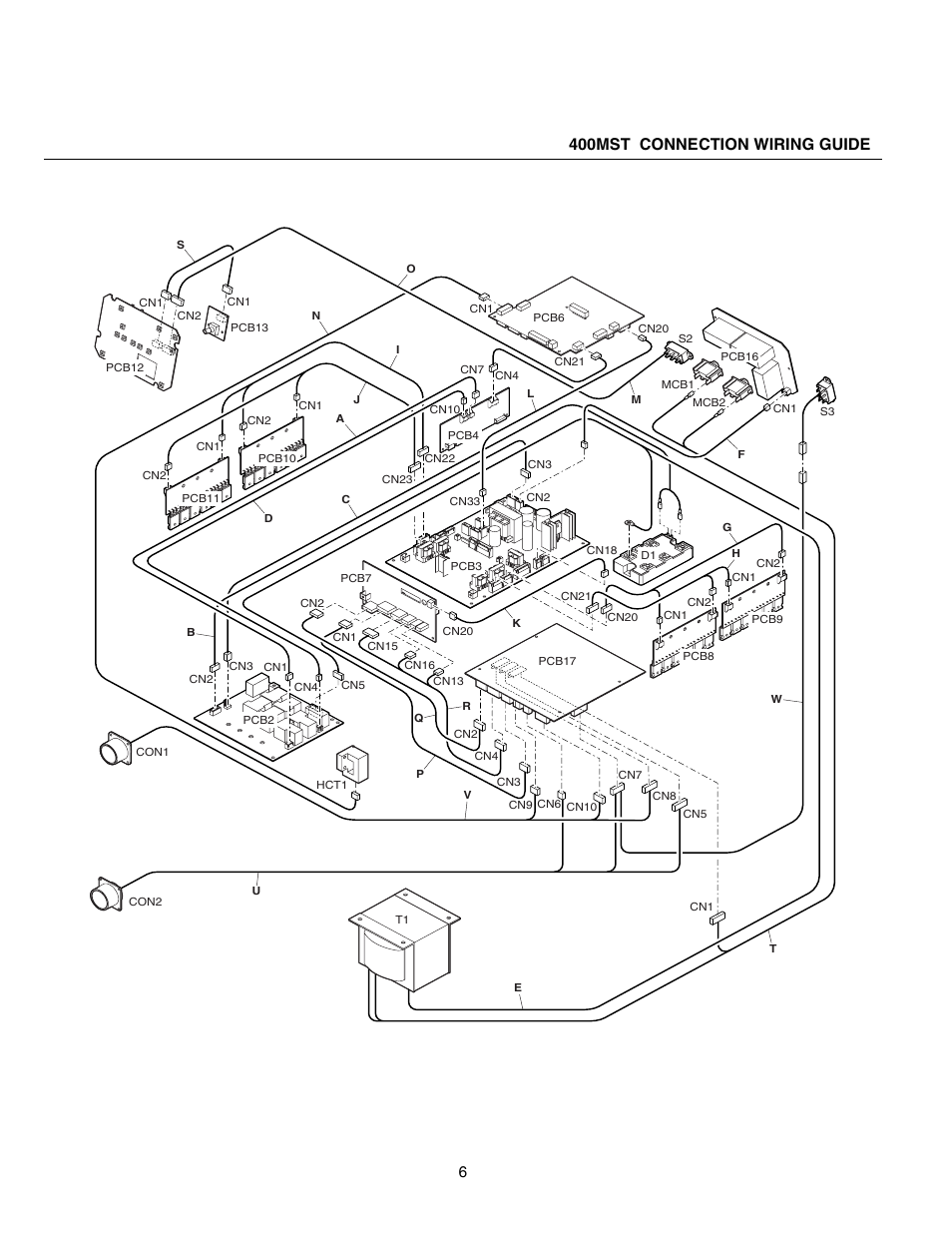 400mst connection wiring guide | Tweco 400 MST Arc Master User Manual | Page 93 / 102