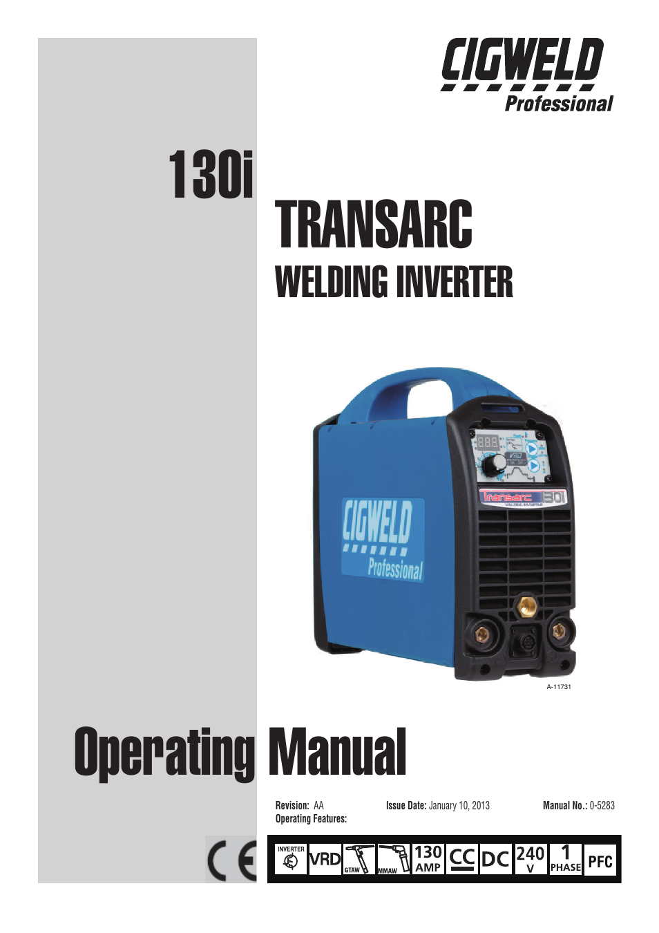 Tweco 130i Transarc Operating Manual User Manual | 72 pages