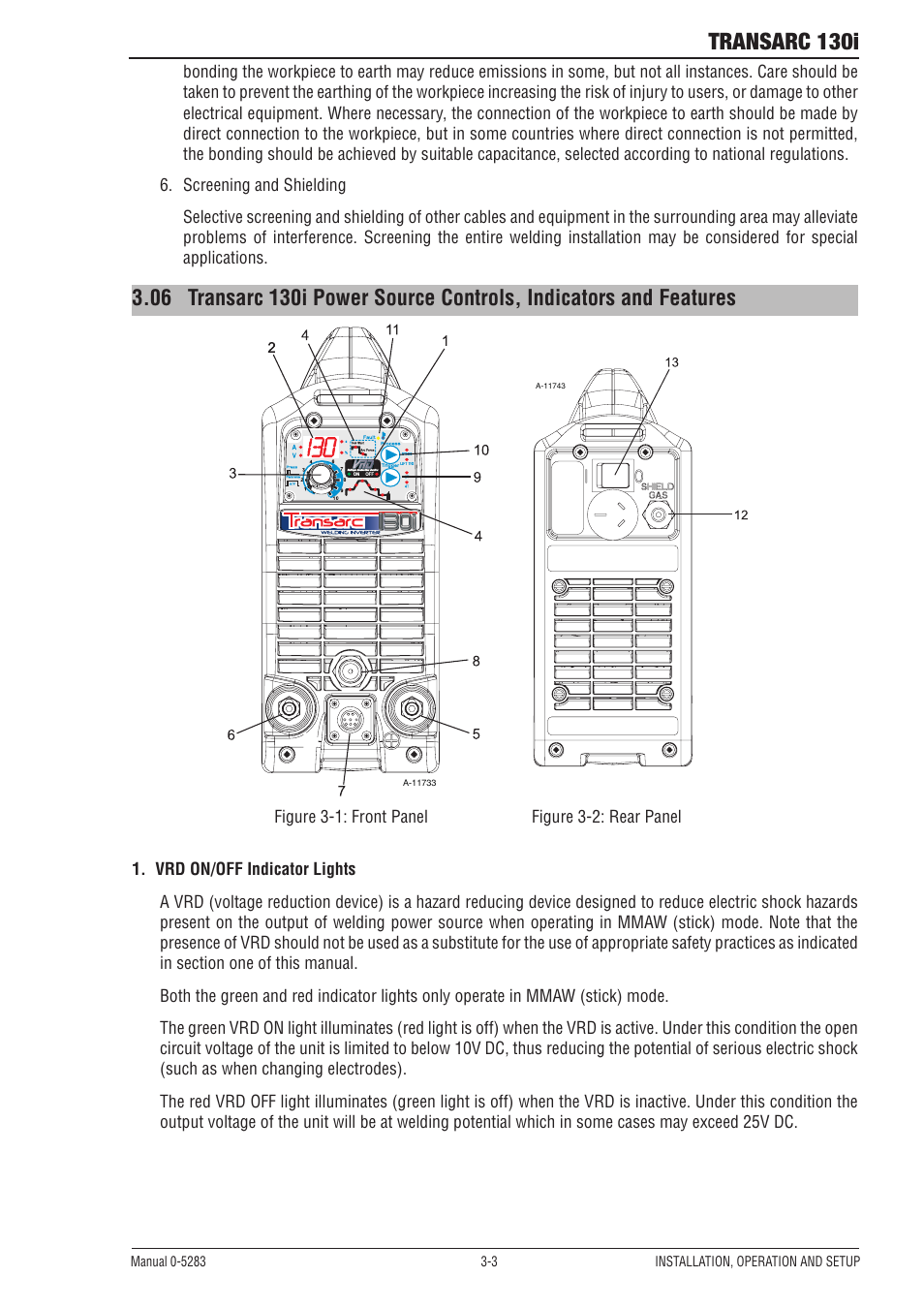 Transarc 130i | Tweco 130i Transarc Operating Manual User Manual | Page 21 / 72