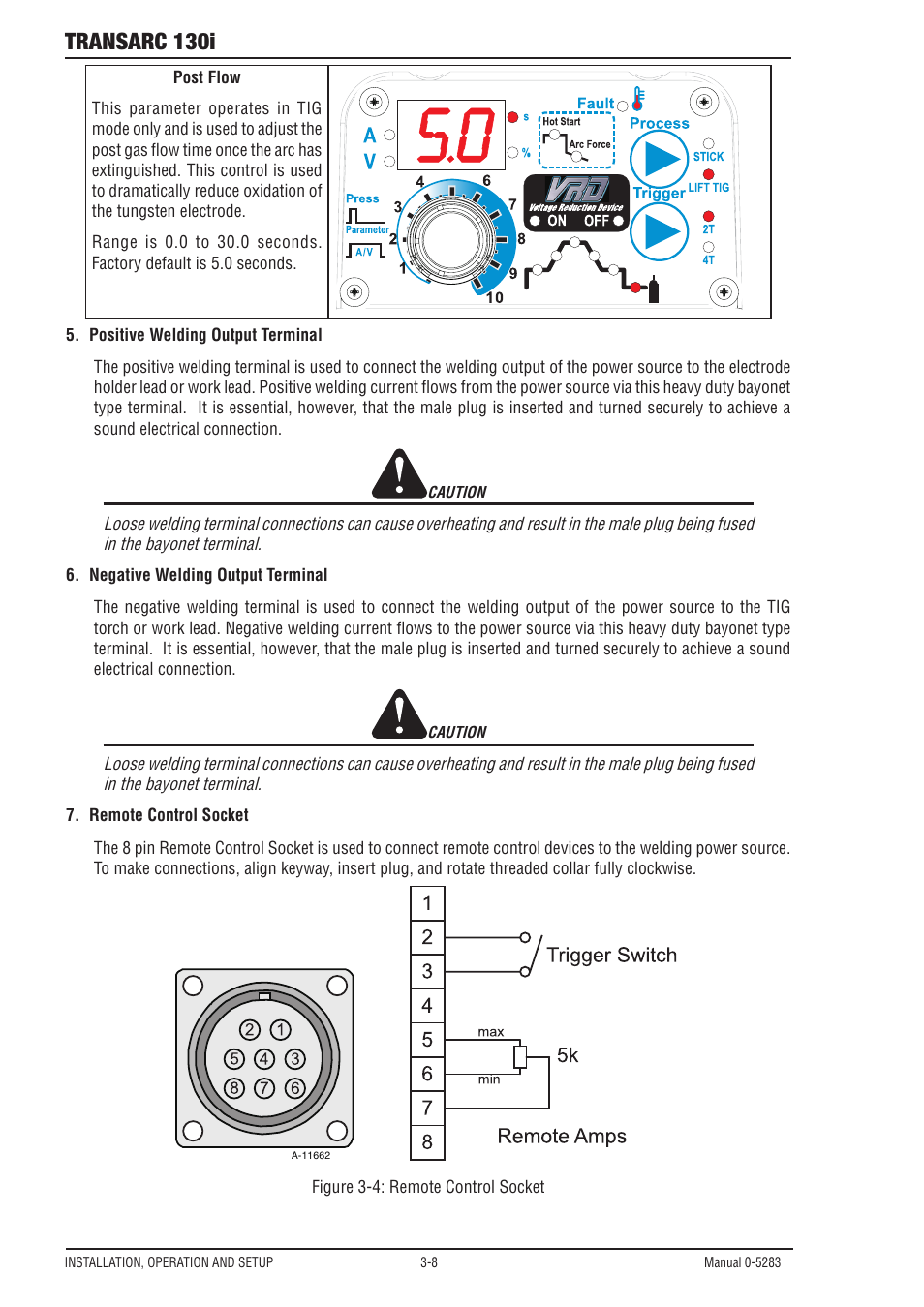 Transarc 130i | Tweco 130i Transarc Operating Manual User Manual | Page 26 / 72