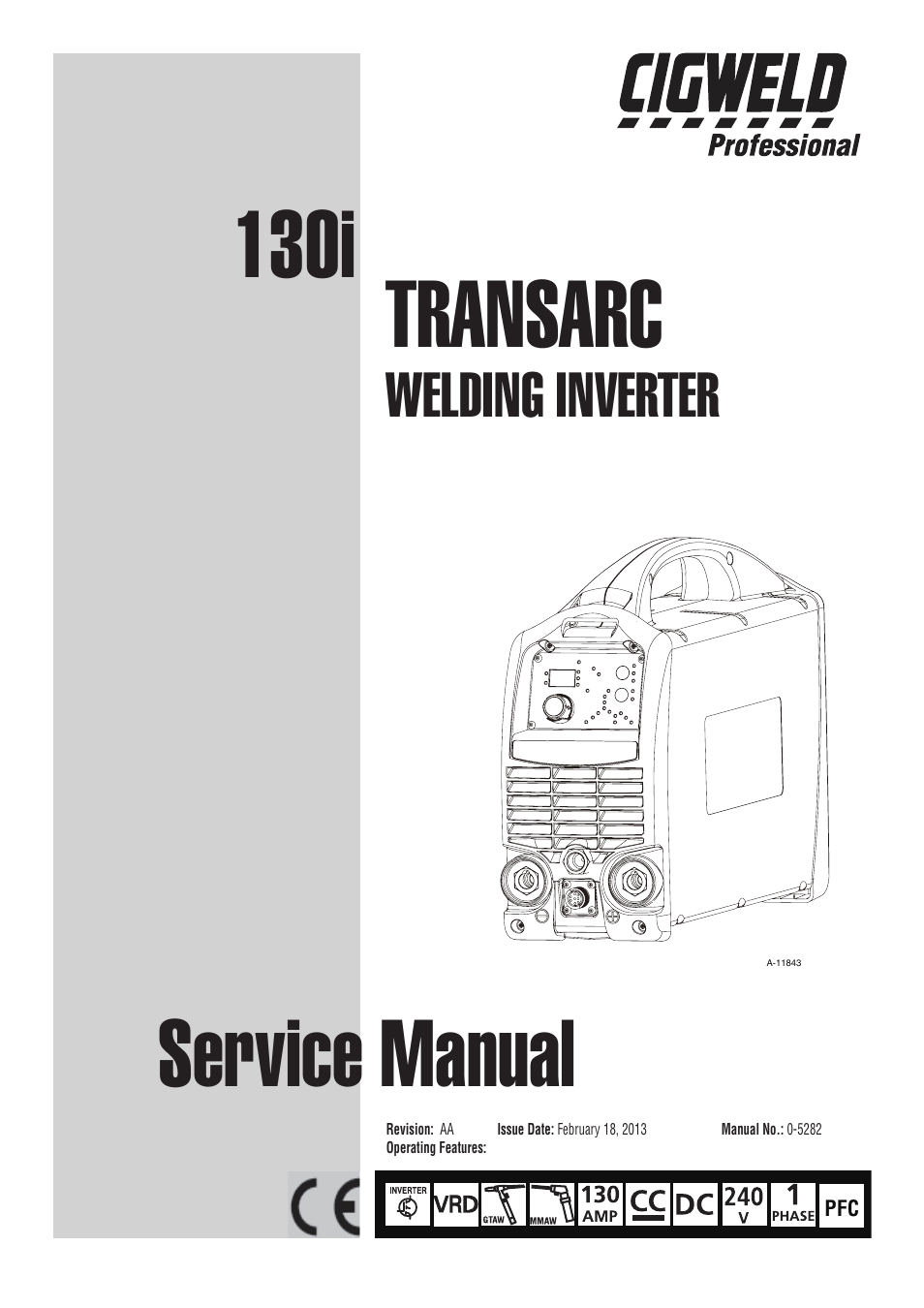 Tweco 130i Transarc Service Manual User Manual | 86 pages