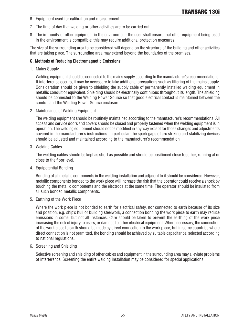 Transarc 130i | Tweco 130i Transarc Service Manual User Manual | Page 23 / 86