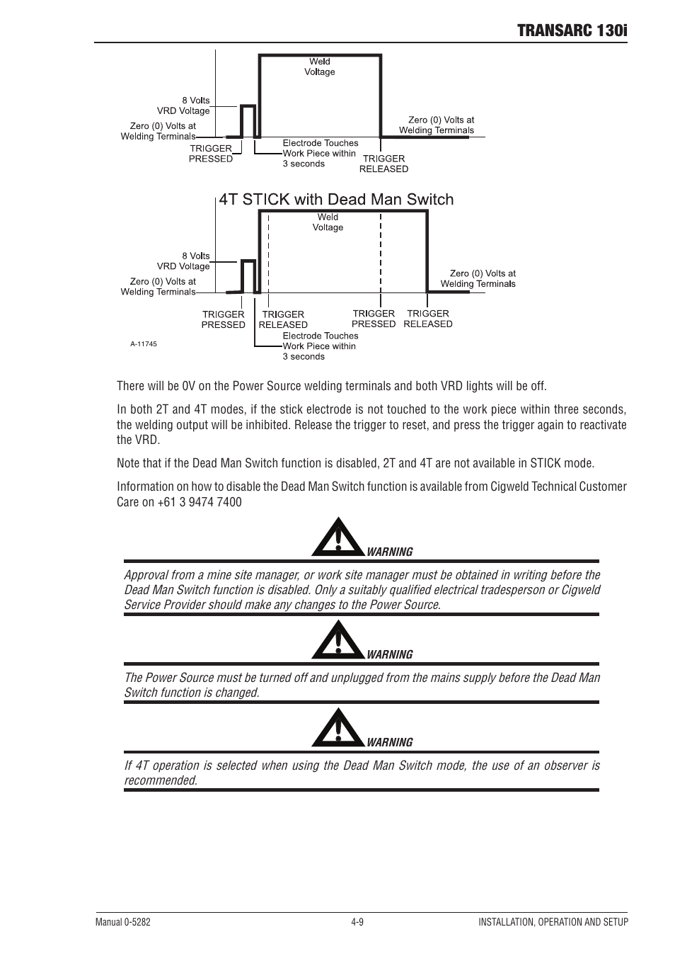 Transarc 130i | Tweco 130i Transarc Service Manual User Manual | Page 33 / 86