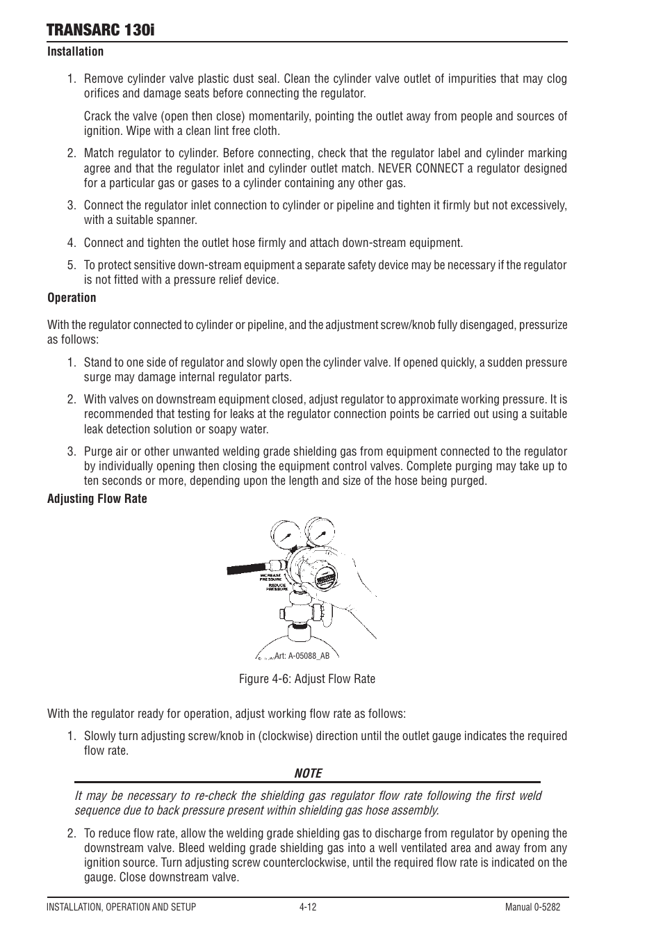 Transarc 130i | Tweco 130i Transarc Service Manual User Manual | Page 36 / 86
