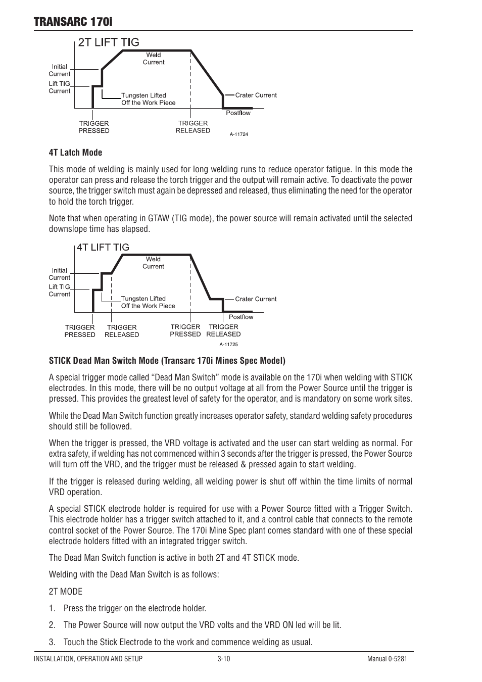 Transarc 170i | Tweco 170i Transarc User Manual | Page 28 / 72