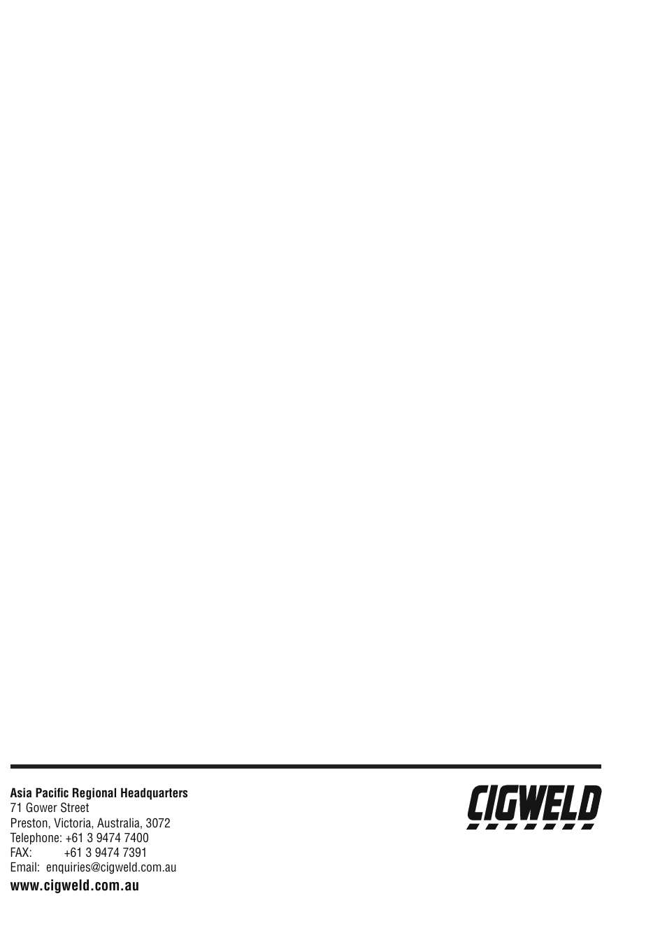 Tweco 170i Transarc User Manual | Page 72 / 72