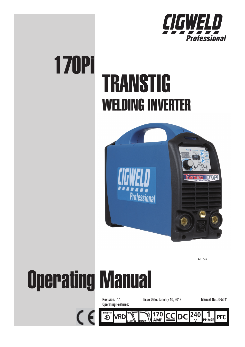 Tweco 170Pi Transtig User Manual | 72 pages