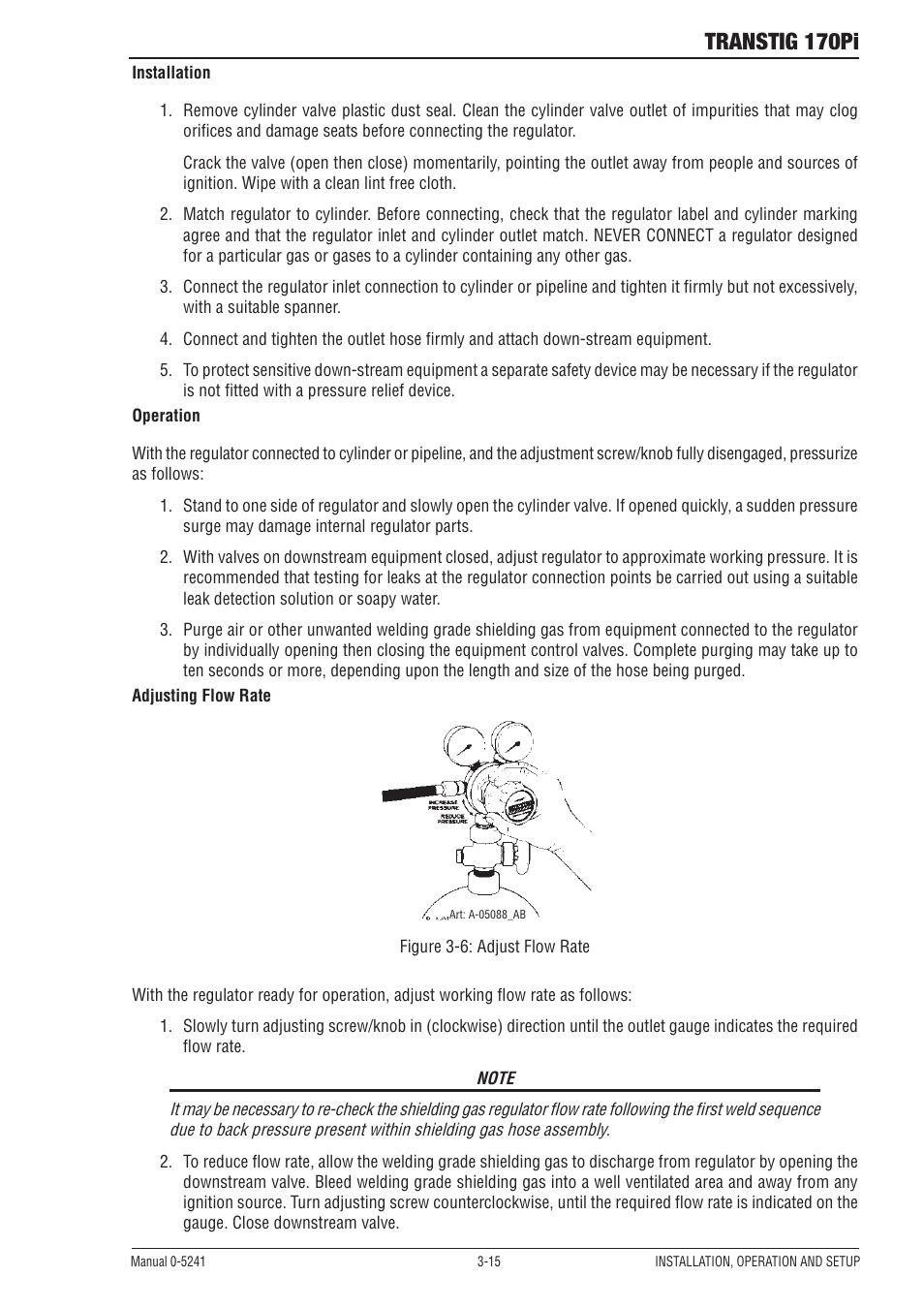 Transtig 170pi | Tweco 170Pi Transtig User Manual | Page 33 / 72