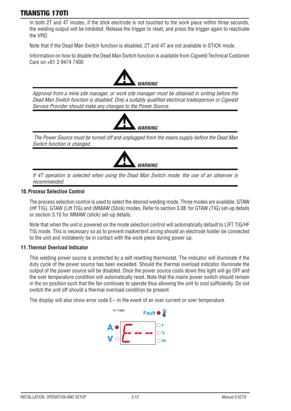 Transtig 170ti | Tweco 170Ti Transtig User Manual | Page 30 / 72