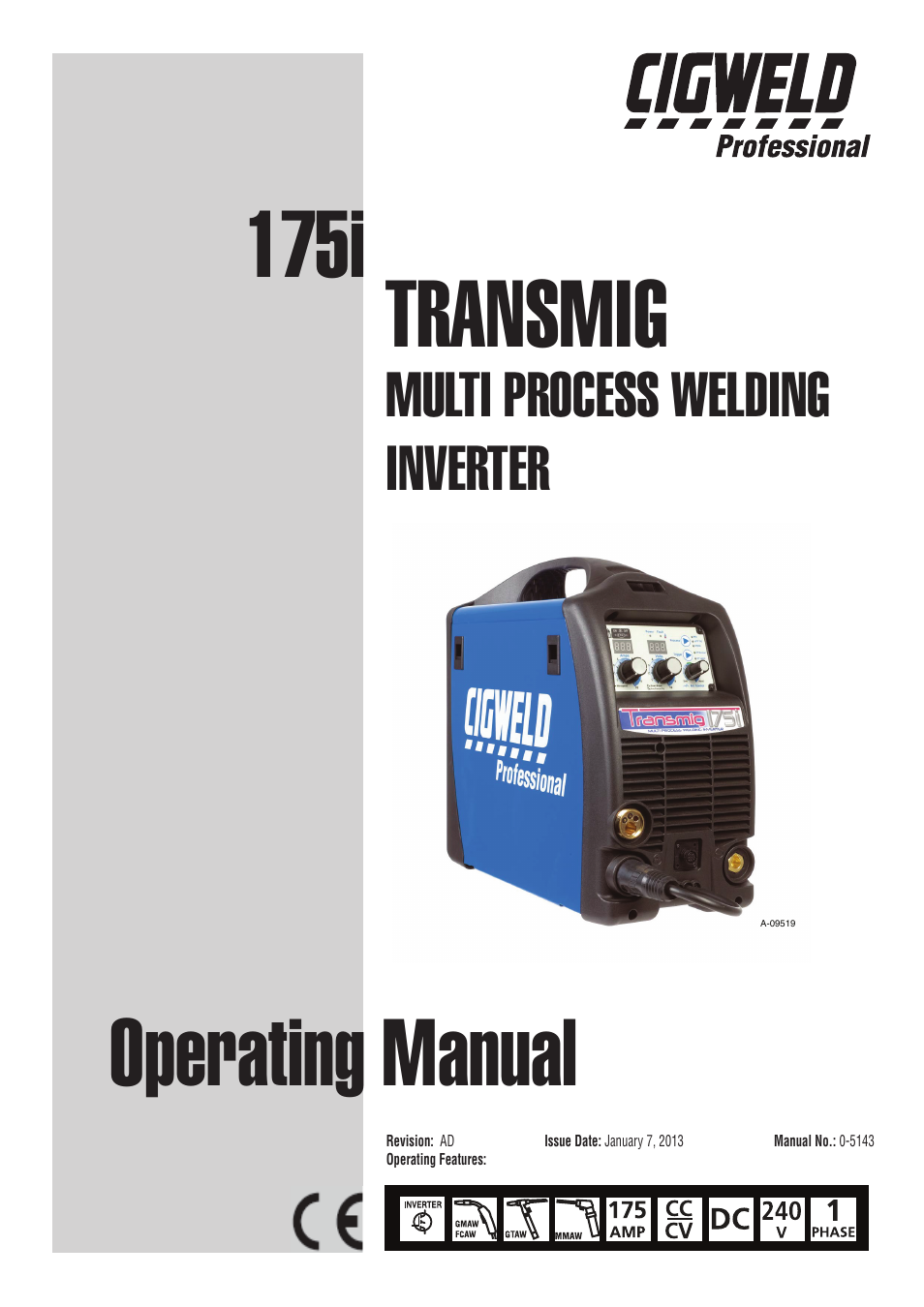 Tweco 175i Transtig User Manual | 80 pages