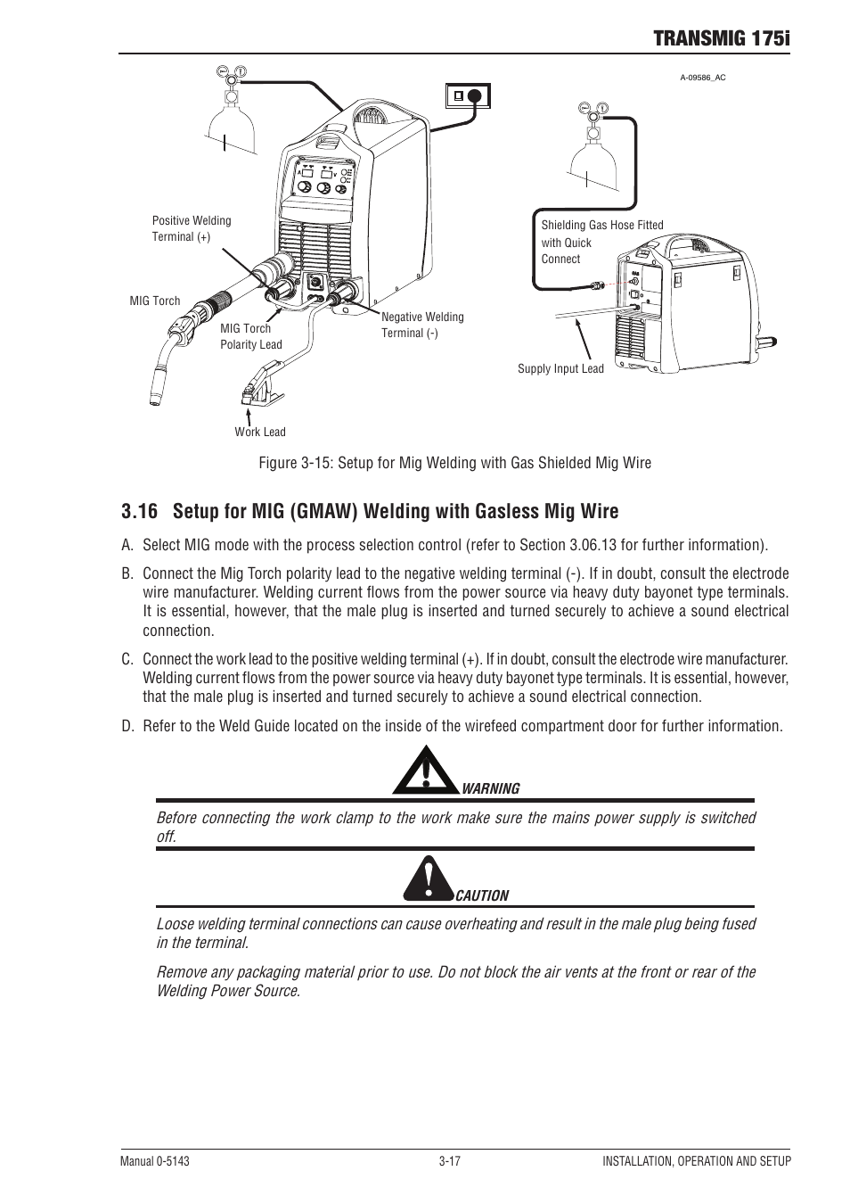 Transmig 175i | Tweco 175i Transtig User Manual | Page 35 / 80