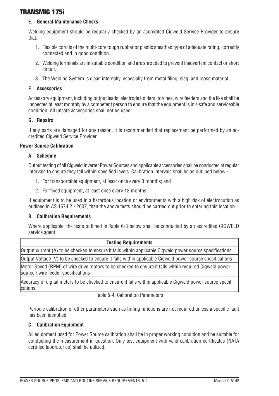 Transmig 175i | Tweco 175i Transtig User Manual | Page 70 / 80