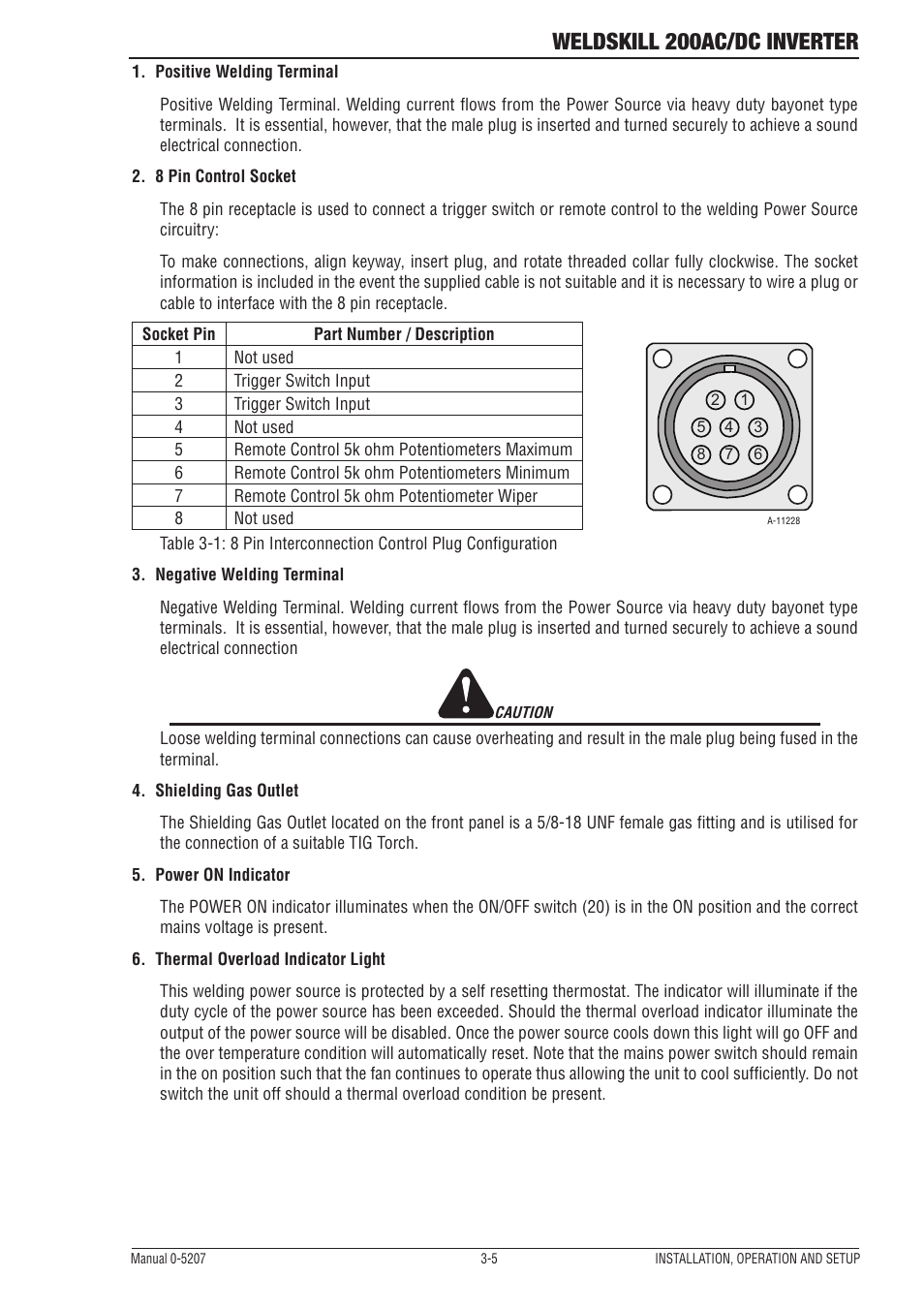 Weldskill 200ac/dc inverter | Tweco 200DC Inverter Arc Welding Machine User Manual | Page 23 / 68