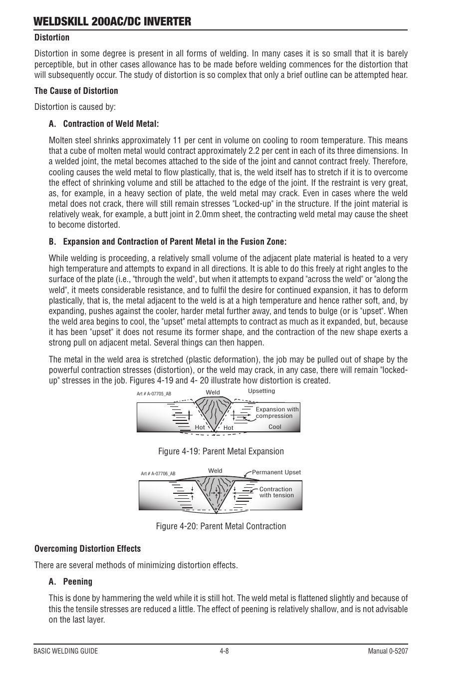 Weldskill 200ac/dc inverter | Tweco 200DC Inverter Arc Welding Machine User Manual | Page 44 / 68