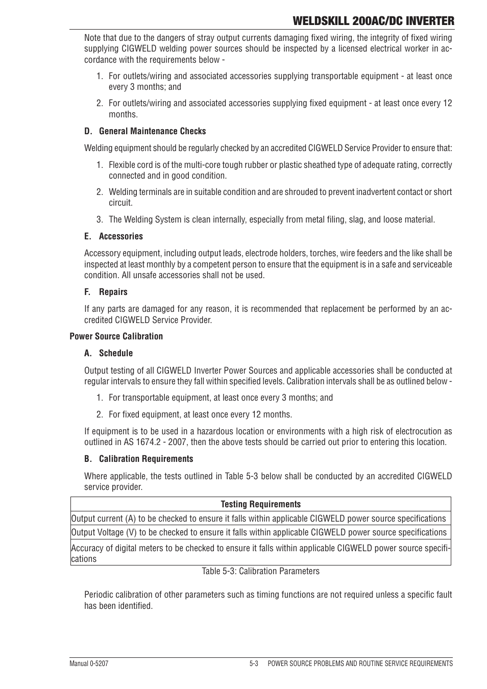 Weldskill 200ac/dc inverter | Tweco 200DC Inverter Arc Welding Machine User Manual | Page 57 / 68