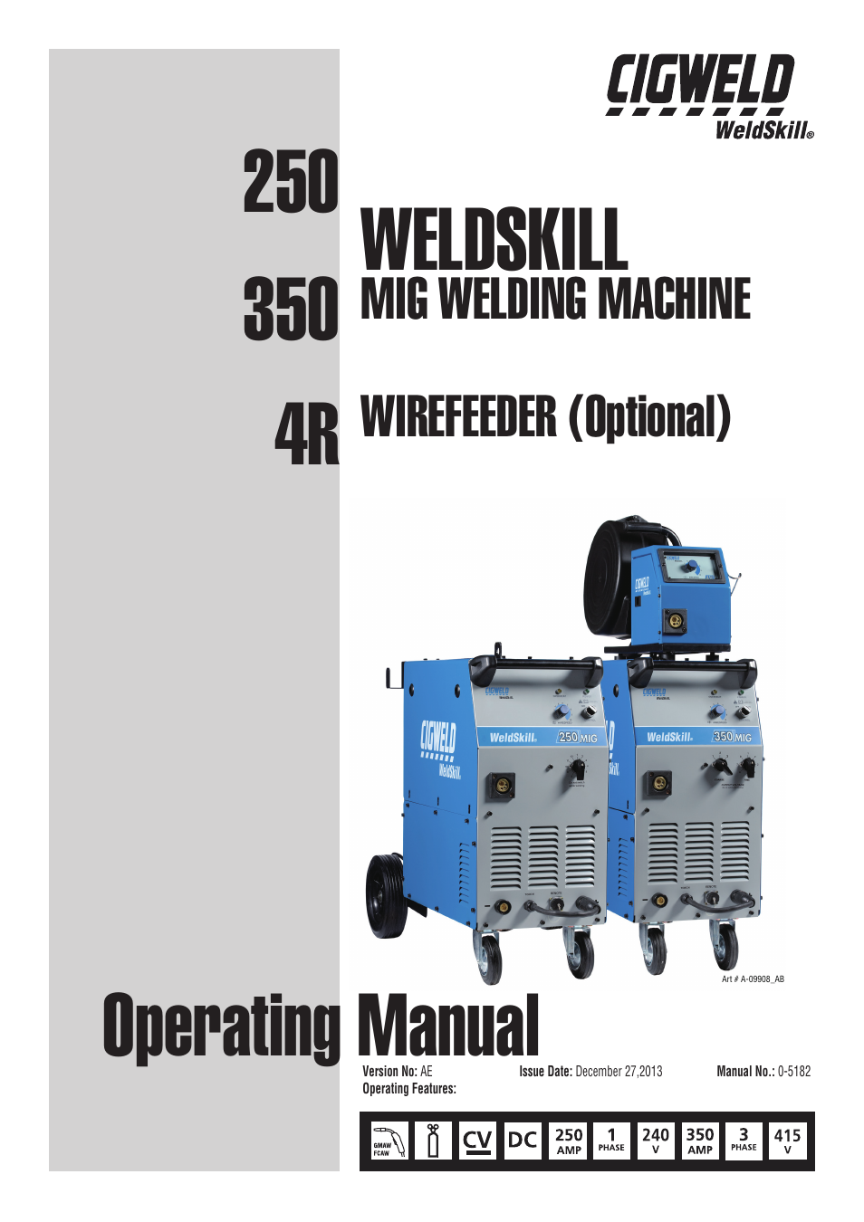 Tweco 350 4R Wirefeeder User Manual | 66 pages