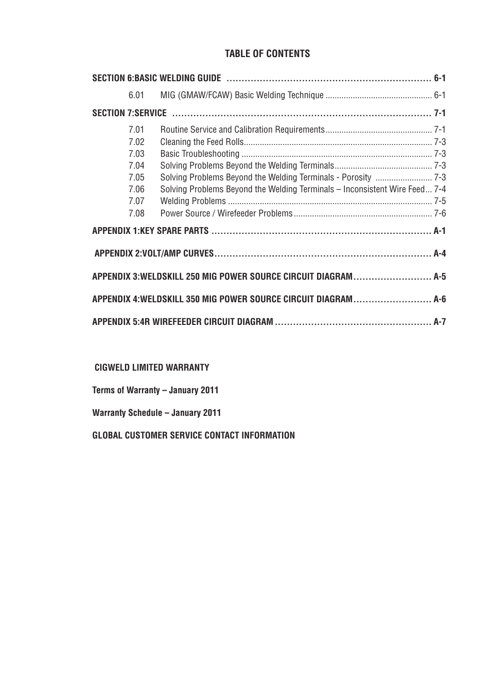 Tweco 350 4R Wirefeeder User Manual | Page 5 / 66