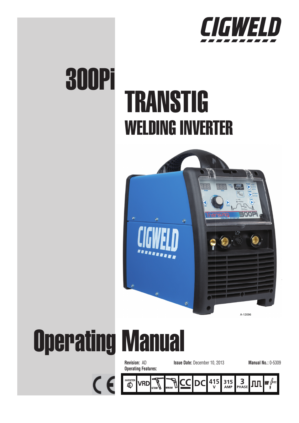 Tweco 300Pi Transtig Welding Inverter User Manual | 72 pages