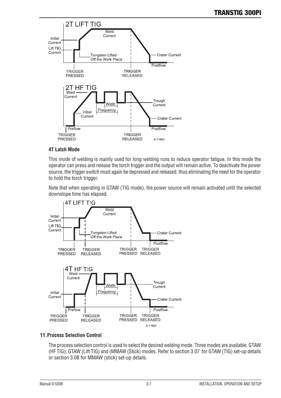 Transtig 300pi | Tweco 300Pi Transtig Welding Inverter User Manual | Page 25 / 72