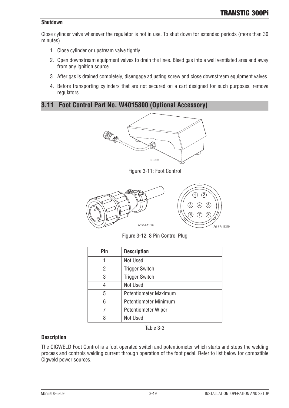 Transtig 300pi | Tweco 300Pi Transtig Welding Inverter User Manual | Page 37 / 72