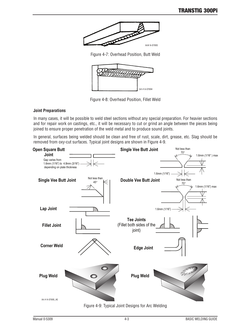 Transtig 300pi | Tweco 300Pi Transtig Welding Inverter User Manual | Page 41 / 72
